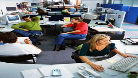 Office workplace people