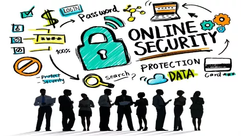 Group discussing security