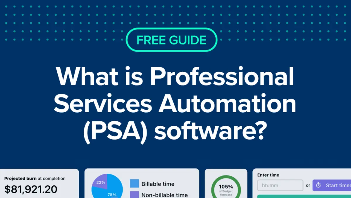 What is professional services automation (PSA) software?