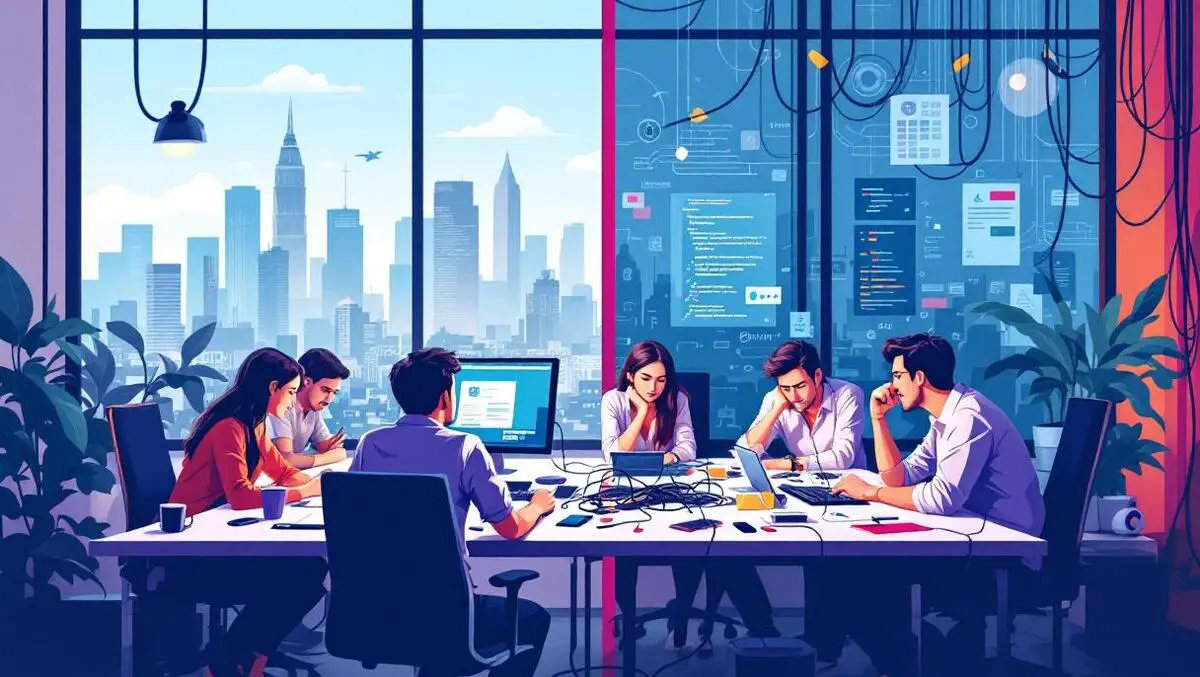 Singapore dev team automated vs chaotic workflow split scene