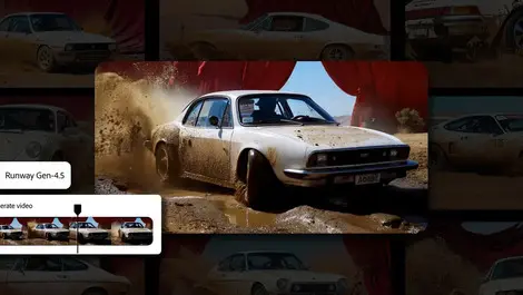 Runway gen4.5 x firefly 2000x876