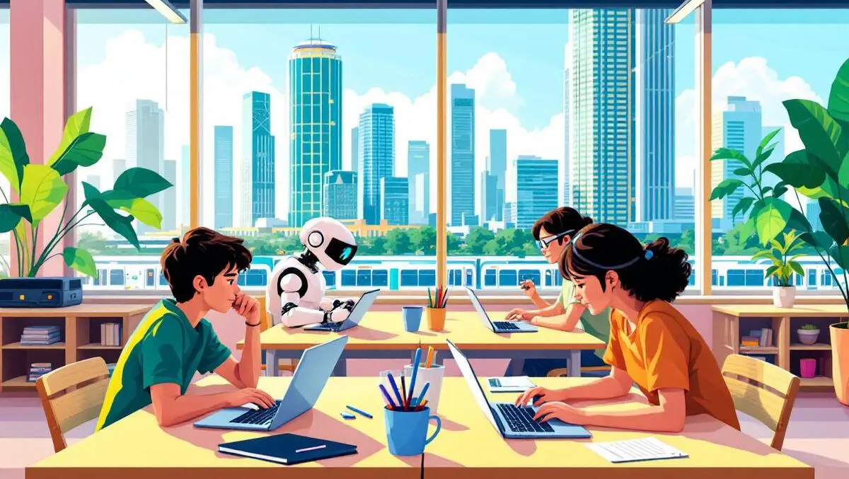 Singapore gen alpha classroom ai ar vr hybrid work short commutes